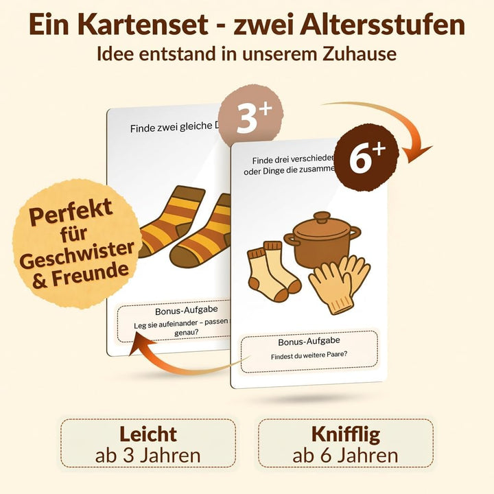 Heldenzimmer Indoor Suchspiel Kinder – Spiele für Zuhause Drinnen | 100 Aufgaben Suchspiel, 50 Doppe