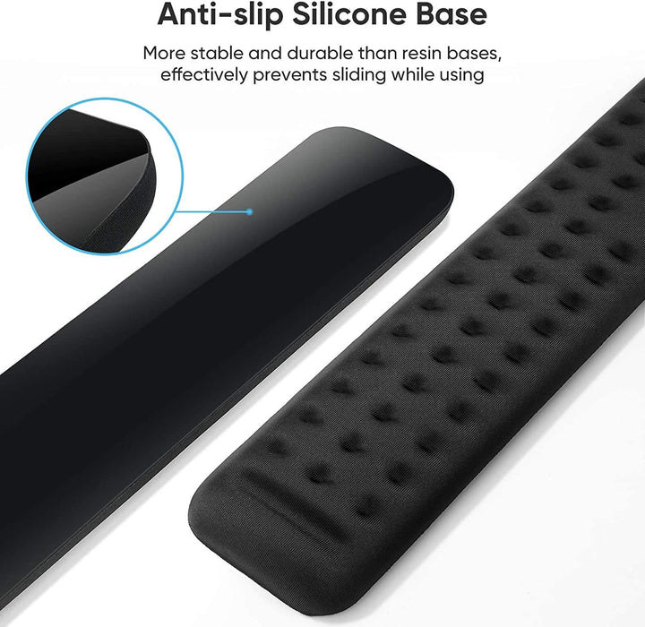 Yizhet Handgelenkauflage Set für Tastatur und Maus Handballenauflage mit Ergonomische Memory Schaum