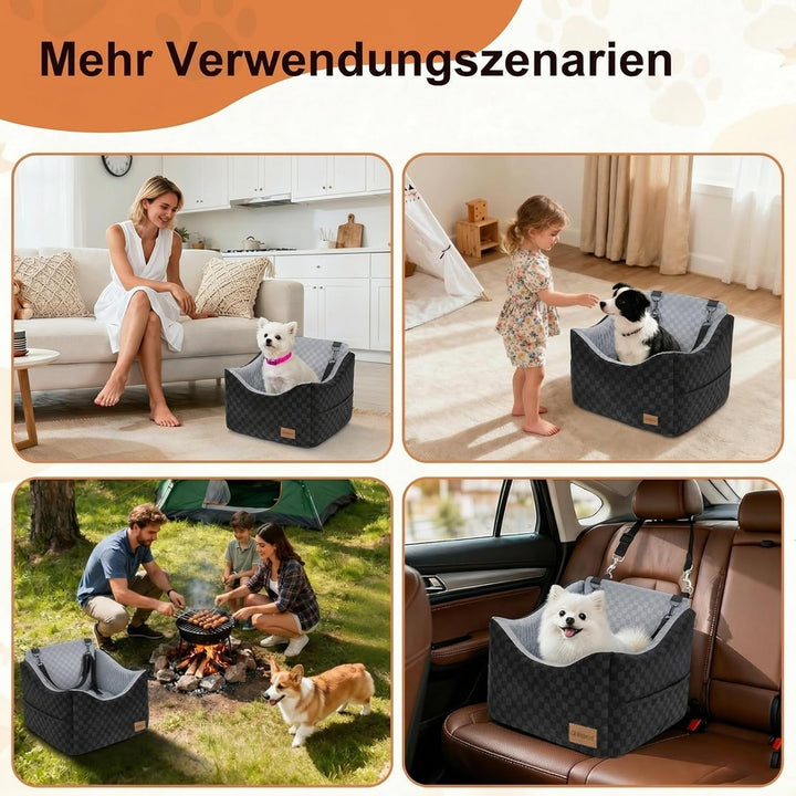 15 cm grosse Hunde-Autositze für kleine bis mittelgrosse Hunde unter 13,5 kg | 40 x 40 x 15 cm Eiers