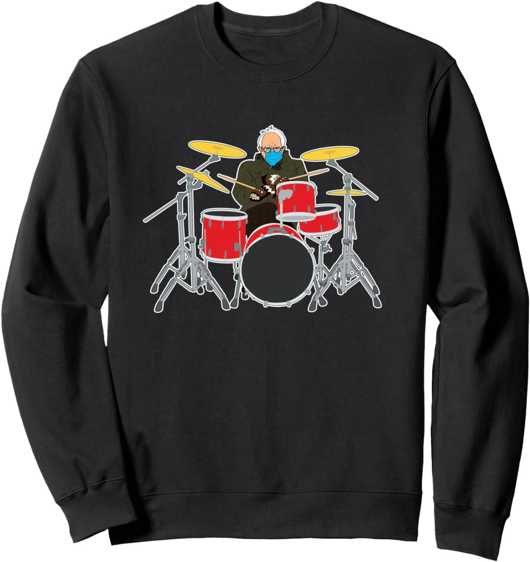 Bernie Sanders Mittens Meme - Schlagzeugergeschenk - Sweatshirt
