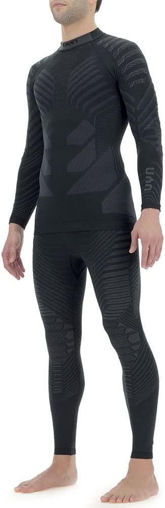UYN Herren Resilyon Langarmshirt (1er Pack) XL Black/Anthracite, XL Black/Anthracite