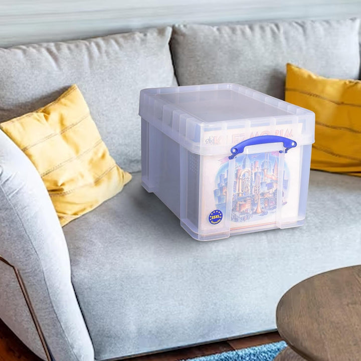 Really Useful Plastic Storage Box 35 Litre Xl - Color: Clear by Really Useful