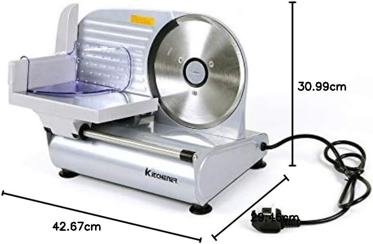 Kitchener fleischschneidemaschine 19cm aufschnittmaschine Heavy Duty Meat Slicer 230V elektrische al
