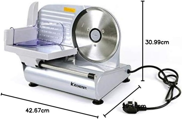 Kitchener fleischschneidemaschine 19cm aufschnittmaschine Heavy Duty Meat Slicer 230V elektrische al
