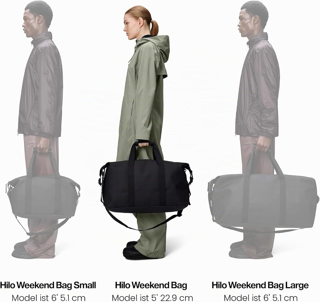 Rains Hilo Weekend Bag - wasserdichte Reisetasche Beige, Beige