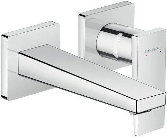 hansgrohe Wasserhahn Metropol Einhebel-Waschtischarmatur, Unterputz, Wandmontage, mit 16,5 cm Auslau