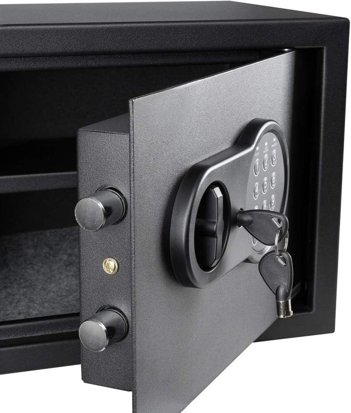 Homesafe HV50E Tresor Safe mit Schlüssel Elektronischem Möbeltresor, Dokumententresor, Elektronische