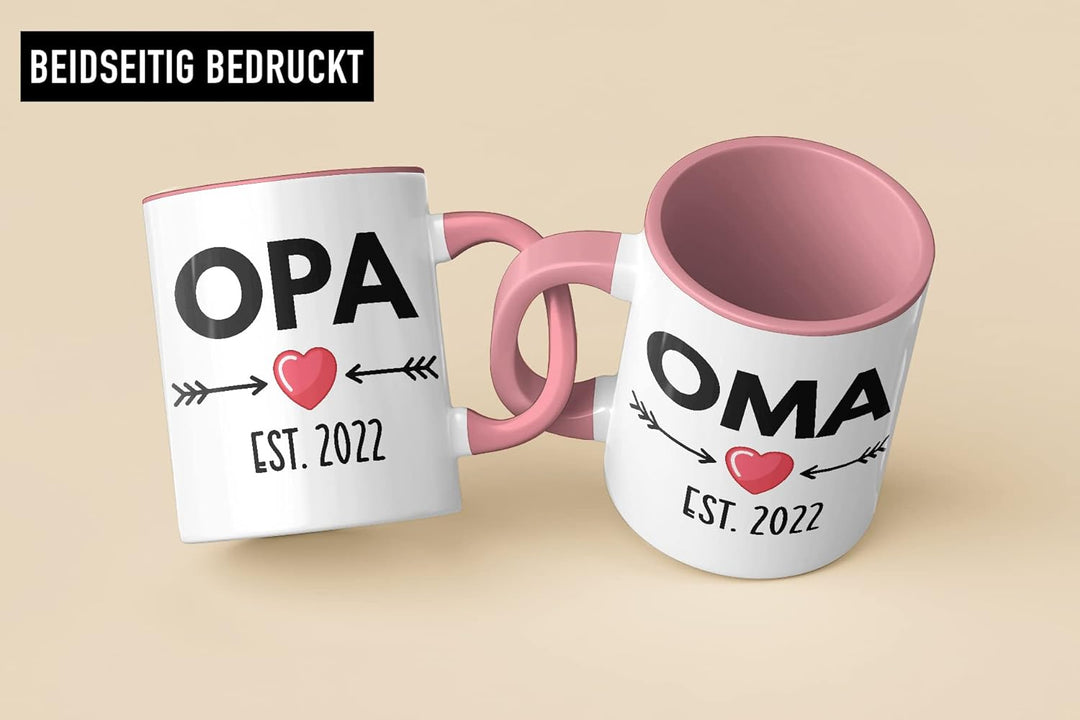Trendation - Ihr werdet Oma und Opa 2022 Geschenk Schwangerschaft Verkünden Überraschung Baby Du Wir