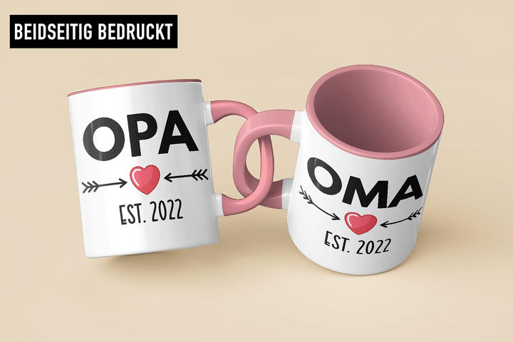 Trendation - Ihr werdet Oma und Opa 2022 Geschenk Schwangerschaft Verkünden Überraschung Baby Du Wir