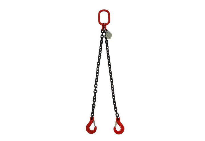 2-Strang Anschlagkette GK8 10mm in schwarz (Nutzlänge: 5m)