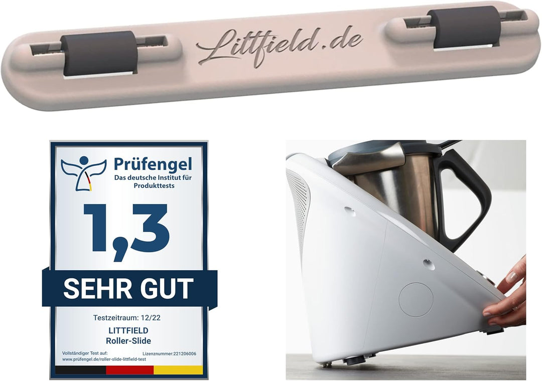 Roller-Slide - Thermomix Gleitbrett Alternative für TM6 & TM5 - Thermomix Zubehör zum Schutz Ihrer T