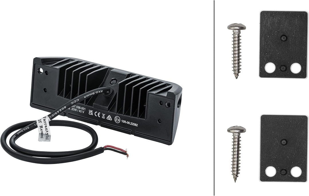 HELLA 1GB 357 098-001 LED-Arbeitsscheinwerfer - Valuefit SMS2000-12/24V - 2000lm - Anbau - Nahfeldau