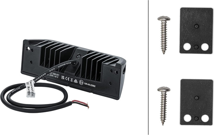 HELLA 1GB 357 098-001 LED-Arbeitsscheinwerfer - Valuefit SMS2000-12/24V - 2000lm - Anbau - Nahfeldau