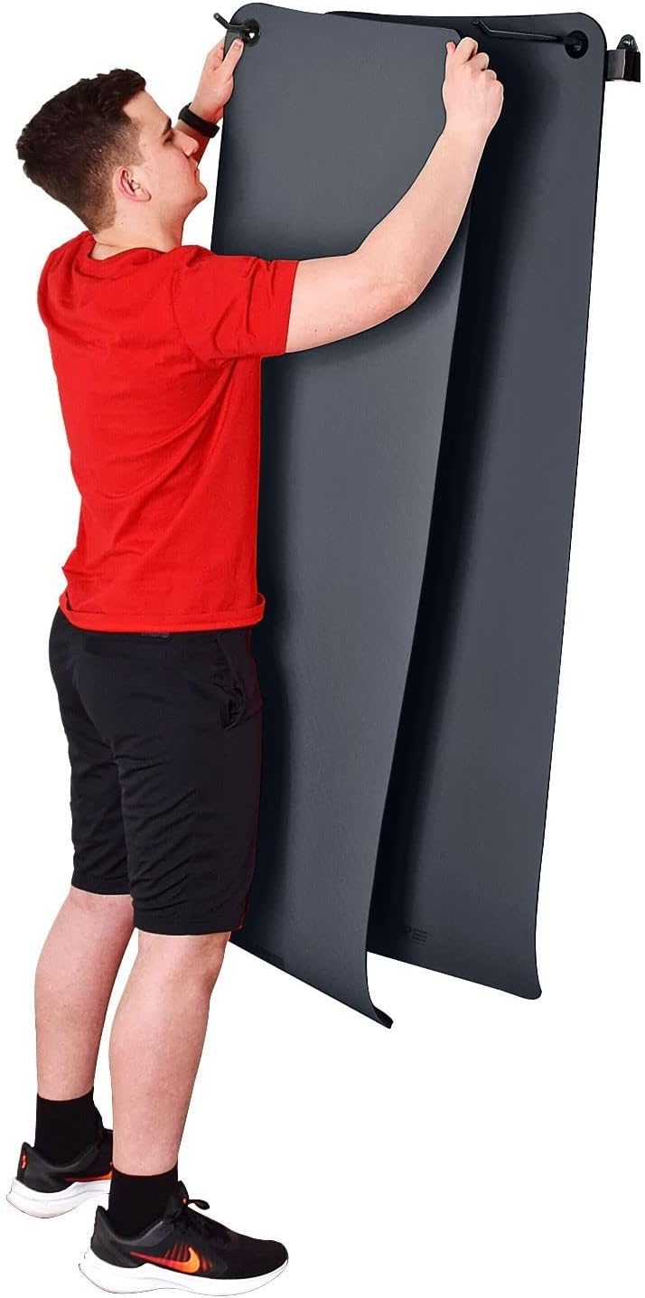 Sveltus Mattenhalterung Wand für Gymnastikmatten Verstellbar