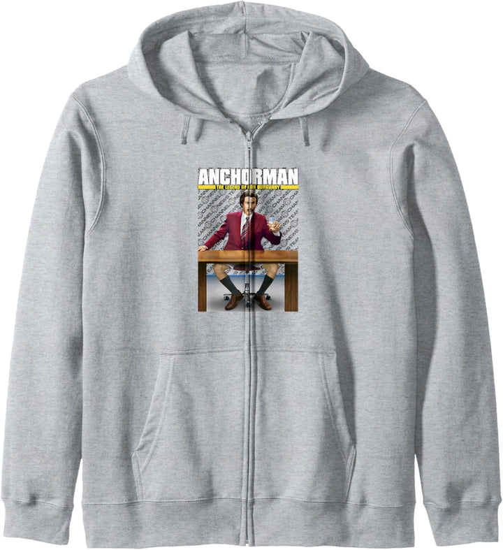 Anchorman Ron Burgundy Cheers Poster Kapuzenjacke