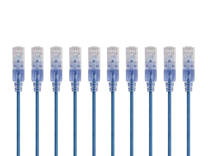 Monoprice SlimRun Cat6A Ethernet-Patchkabel – Netzwerk-Internetkabel – RJ45, verseilt, UTP, reines b