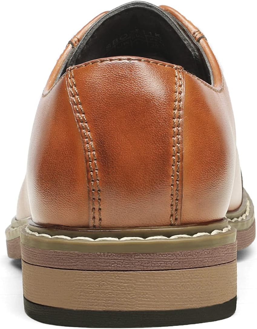 Bruno Marc Schnürhalbschuhe Jungen Anzugschuhe Derby Oxford Hochzeit Party Schuhe 28 EU Braun, 28 EU
