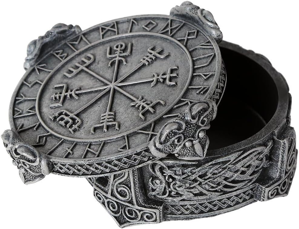Pacific Giftware Viking Jewelry Trinket Box Container New