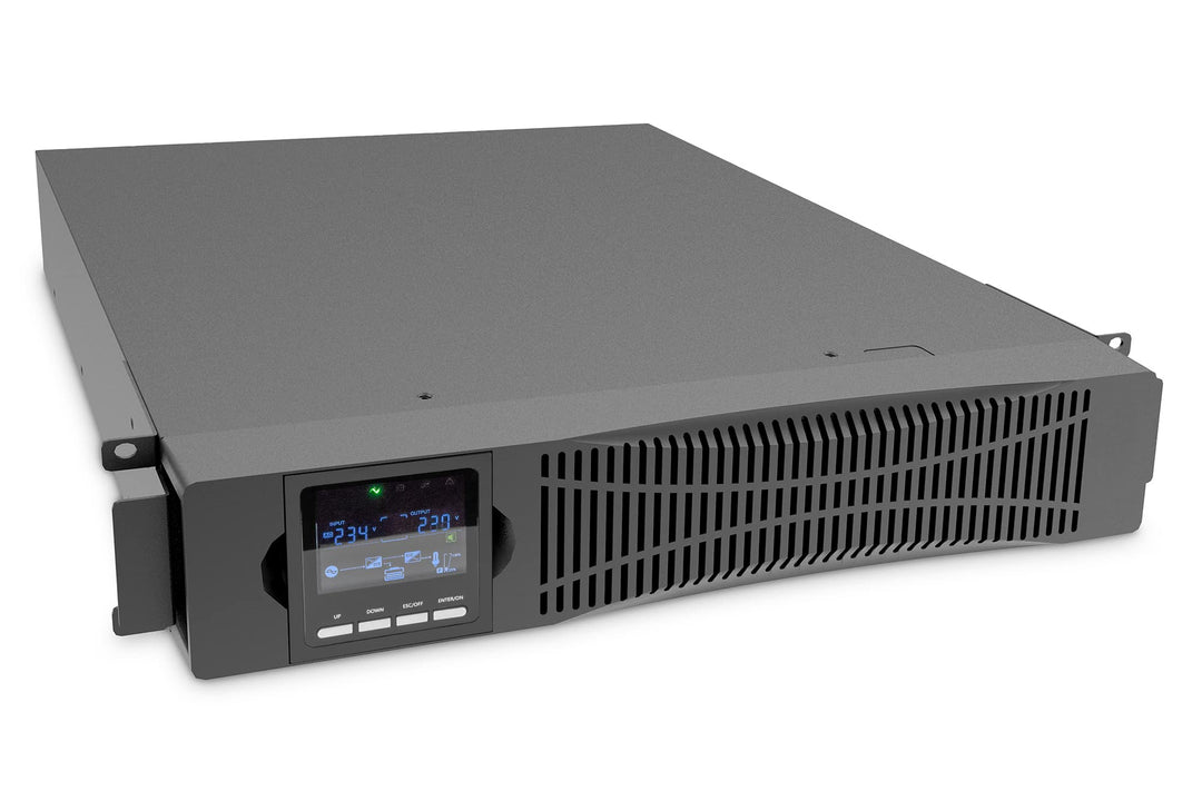 DIGITUS OnLine USV-System - 6 kVA / 6 kW - 19-Zoll 2HE Montage - Echte Doppelwandler-Technologie - O