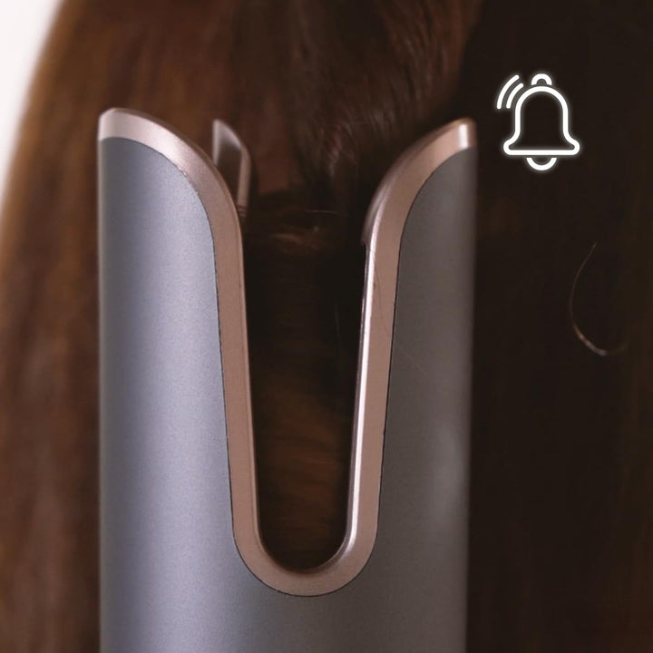 Cecotec Lockenstab Bamba SurfCare 850 Magic Waves Vision. Digitalmotor, Keramikumhüllung des Zylinde