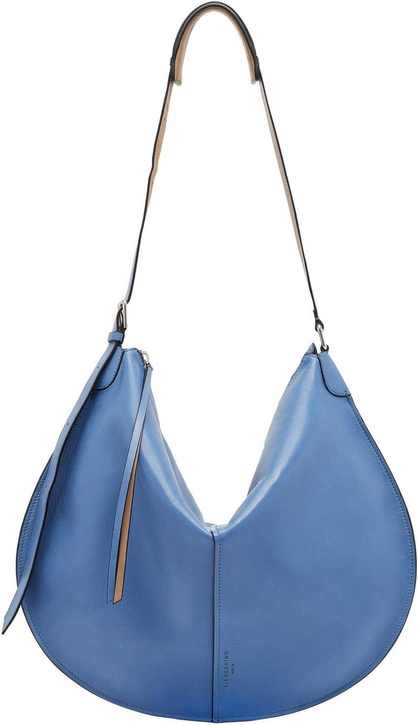 Liebeskind Damen Naomi Natural Sheep Hobo L Mykonos Blue, Mykonos Blue