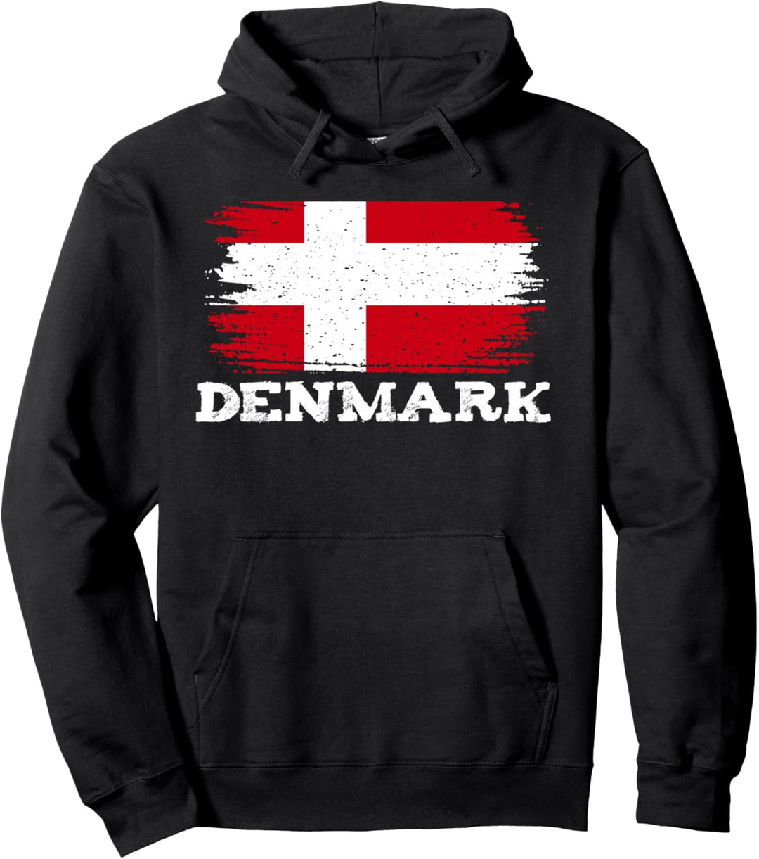 Dänemark Dänische Flagge Sportveranstaltungen Heimat Familie Pullover Hoodie