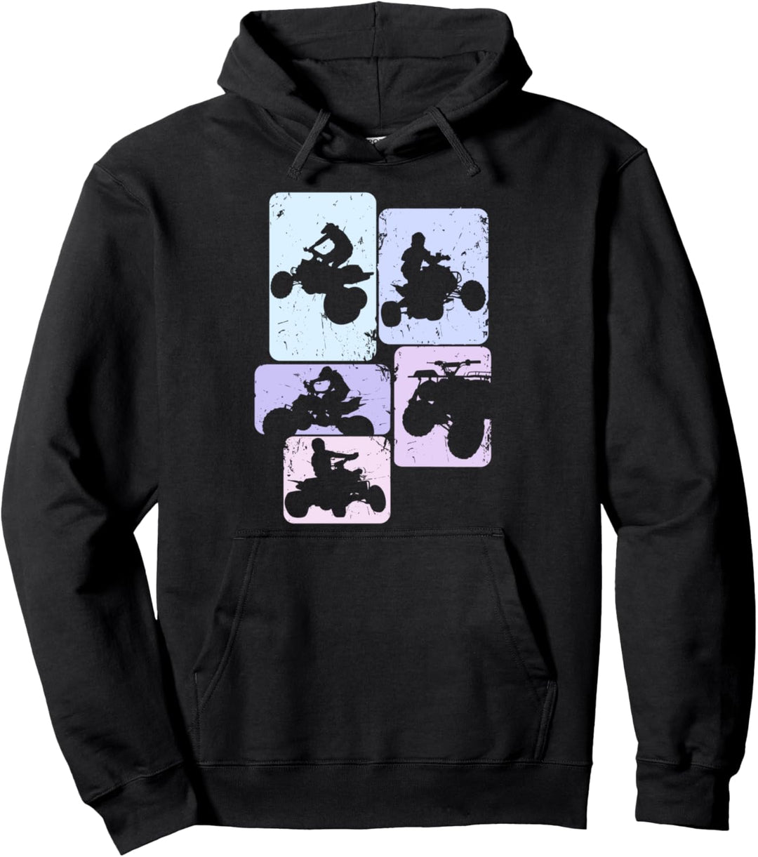 Quad Damen Kinder Mädchen Pullover Hoodie