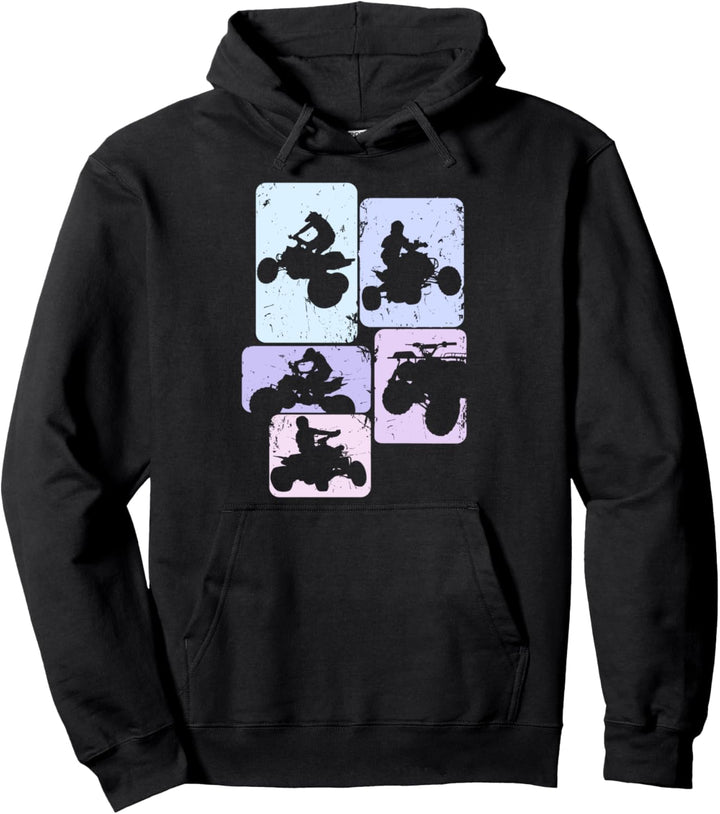 Quad Damen Kinder Mädchen Pullover Hoodie