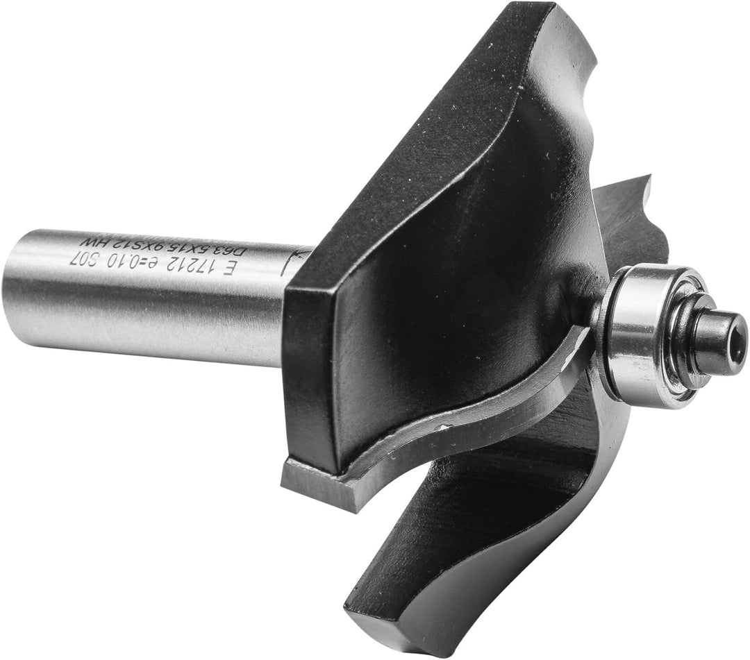 ENT 17212 Abplattfräser Karnisprofil HW, Schaft (S) 12 mm, Durchmesser (D) 63,5 mm, NL 15,9 mm, R 15