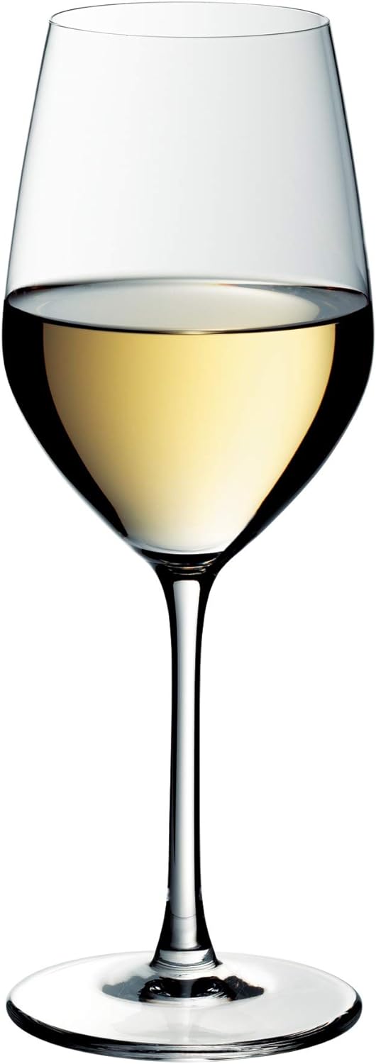 WMF Easy Plus Weingläser Weisswein 6er Set, Weinglas 390 ml, Kristallglas, spülmaschinenfest, transp