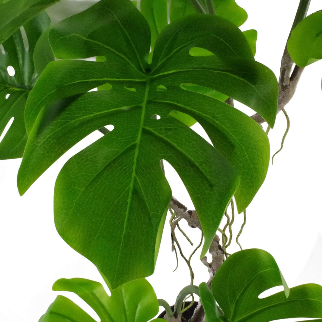 Leaf Kunstpflanze mit gedrehtem Stiel, 70 cm Monstera Vine 70 cm, Monstera Vine 70 cm