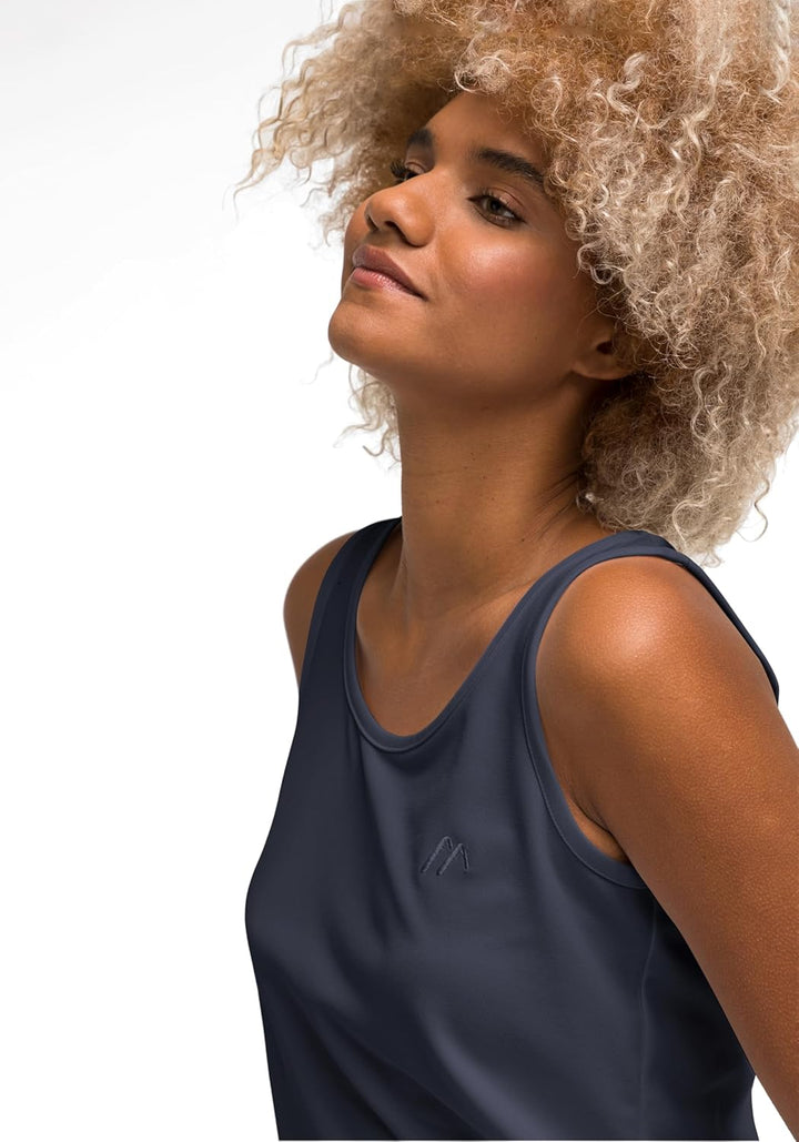 Maier Sports Damen Petra Shirt, Night Sky, L EU