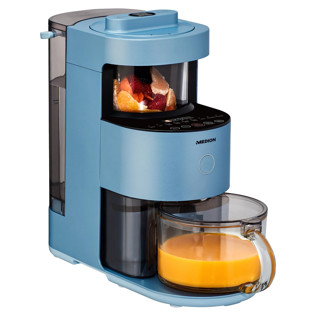 MEDION Suppenkocher mit Mixer (Suppenbereiter, Mixen und Kochen, perfekt für Suppen, Babynahrung, Sm