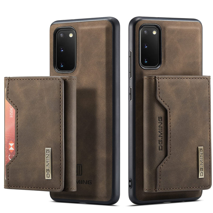 UDBKKDX 2 in 1 Handyhülle für Samsung Galaxy S23 Ultra, abnehmbare Brieftasche und magnetische Adsor