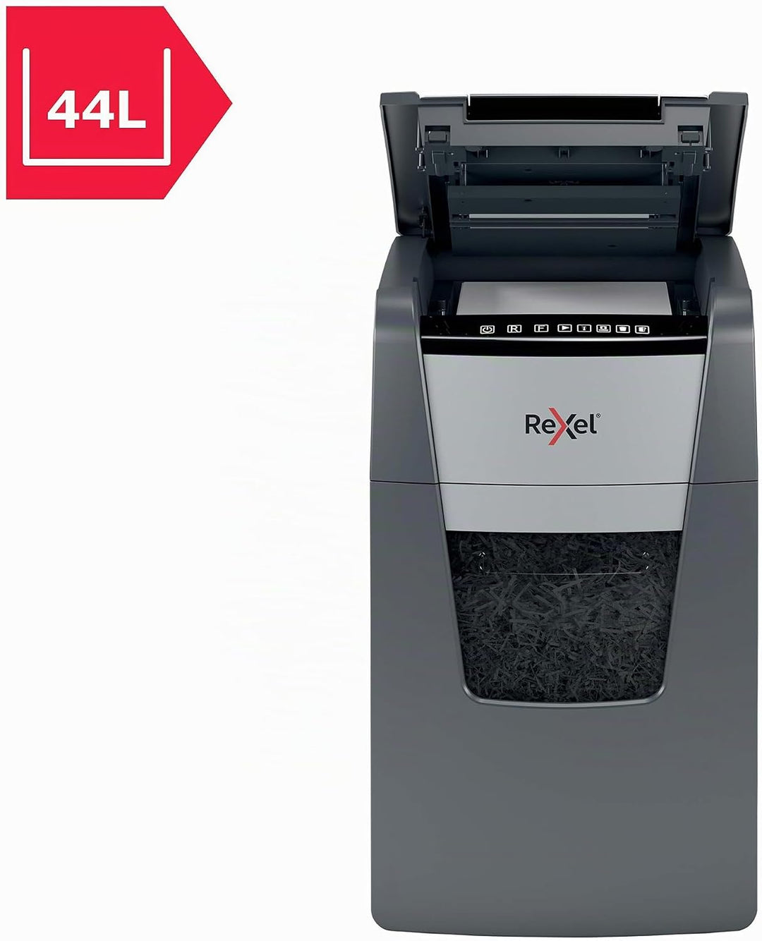 Rexel 202015M Optimum AutoFeed+ 150M Automatischer Aktenvernichter, 150 Blatt automatisch, Sicherhei