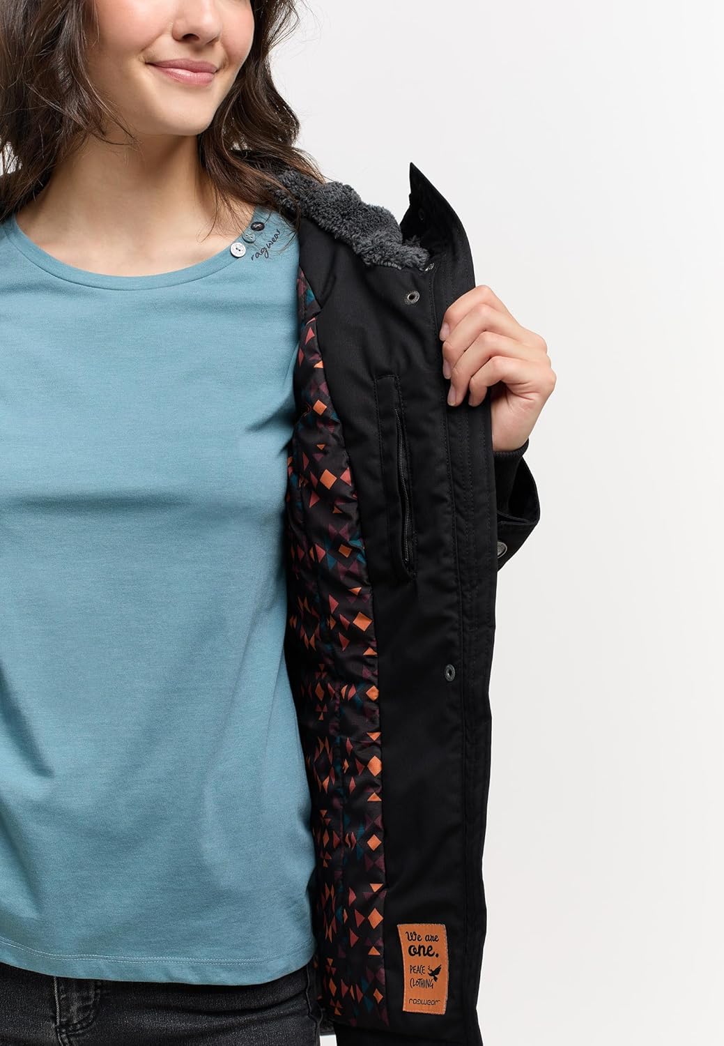 Ragwear MONADE Damen Jacke M Black 2321_1010, M Black 2321_1010