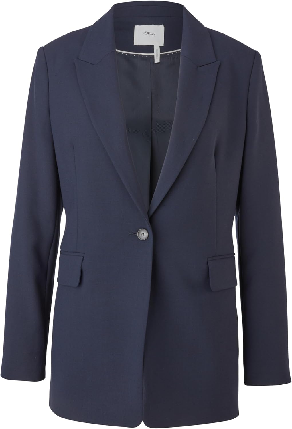 s.Oliver BLACK LABEL Damen Blazer 32 Dark Navy, 32 Dark Navy