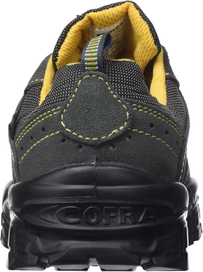 Cofra NT090-000.W45 NEW TIGRI S1 P SRC Sicherheitsschuhe, Anthrazit/Gelb, Grösse 45 45 EU, 45 EU