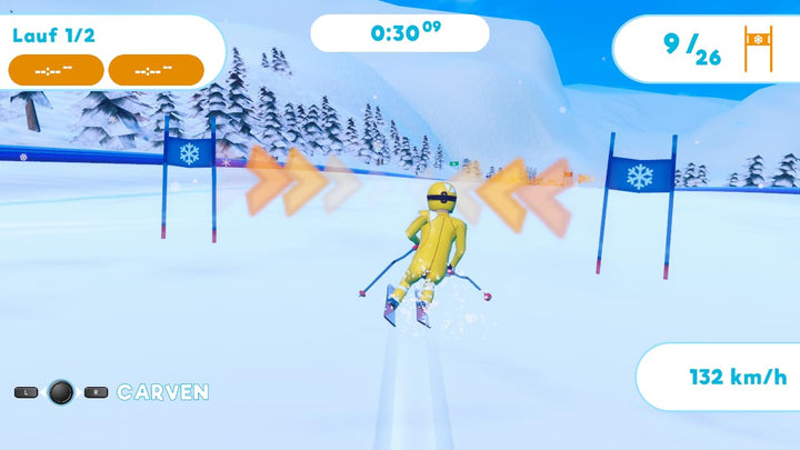 Winter Games Challenge - 8 Sportarten - Snowboard, Alpin, Riesenslalom, Skispringen, Curling, Rennro