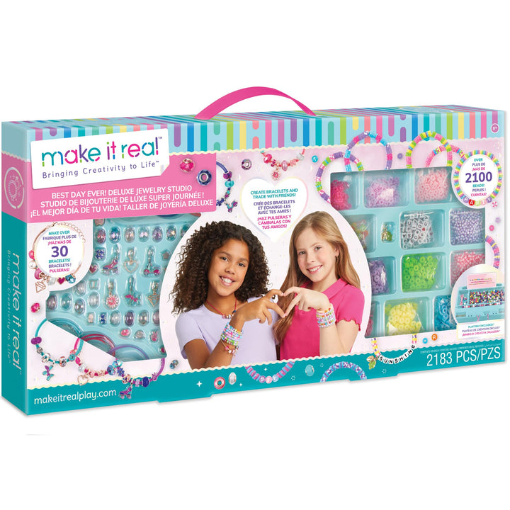 Make It Real: Best Day Ever! Deluxe Jewelry Studio – 2183 Teile – Bastelset, Design & Herstellung üb