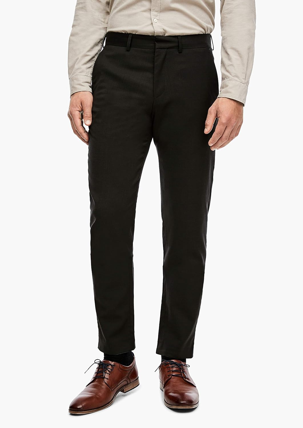 s.Oliver BLACK LABEL Herren Business-Hose 98 Anthrazit Grey, 98 Anthrazit Grey