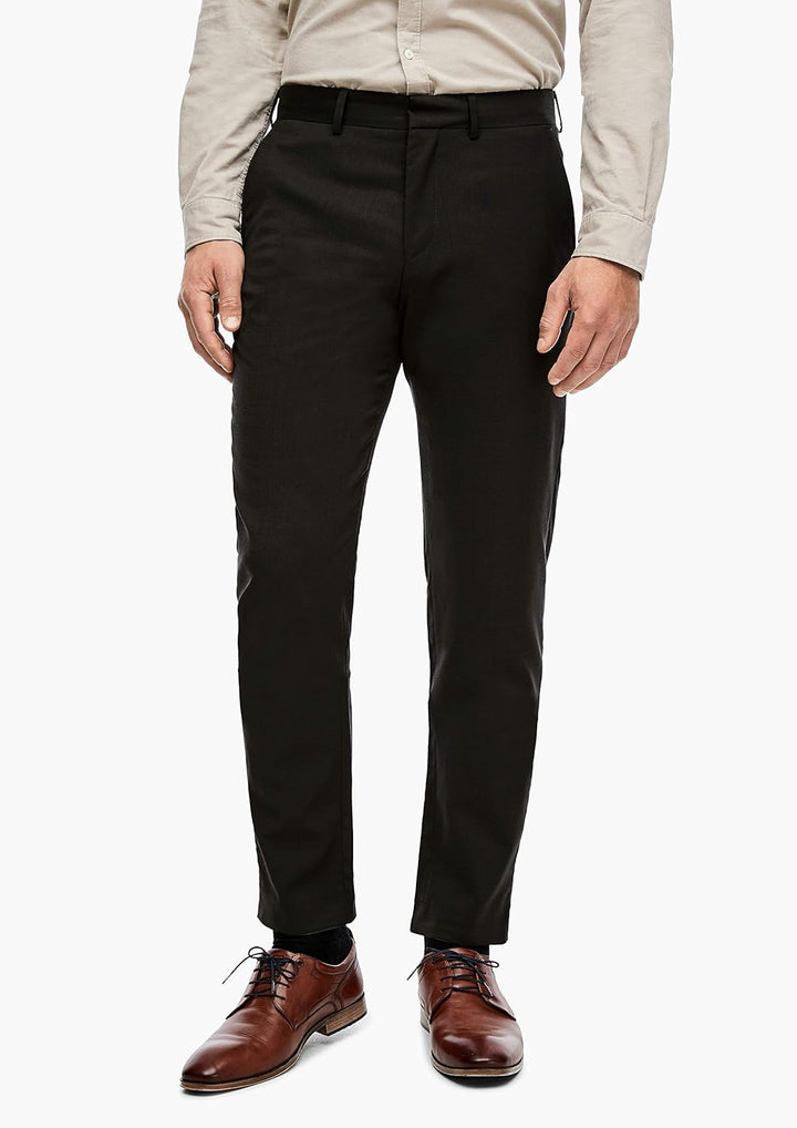 s.Oliver BLACK LABEL Herren Business-Hose 98 Anthrazit Grey, 98 Anthrazit Grey