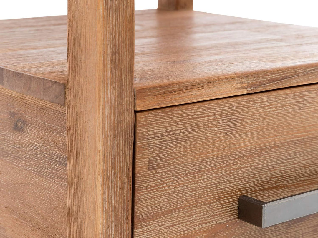 Woodkings® Nachttisch Woodville Holz rustikal Schlafzimmer Beistelltisch Nachtkommode Nako Design Ma