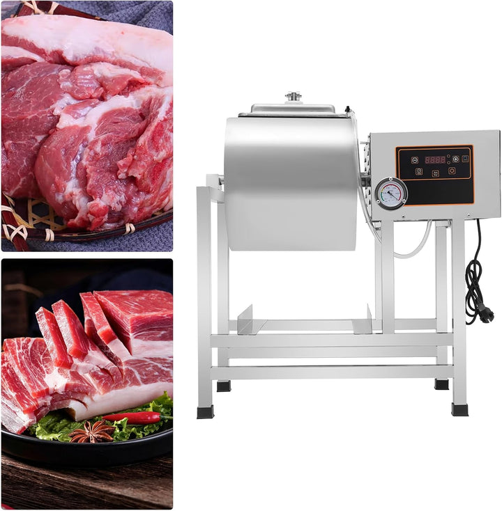 Fleischsalzmaschine 38L Elektrische Fleischmischer | 240W, Stahl, Mariniermaschine, für Huhn, Schwei