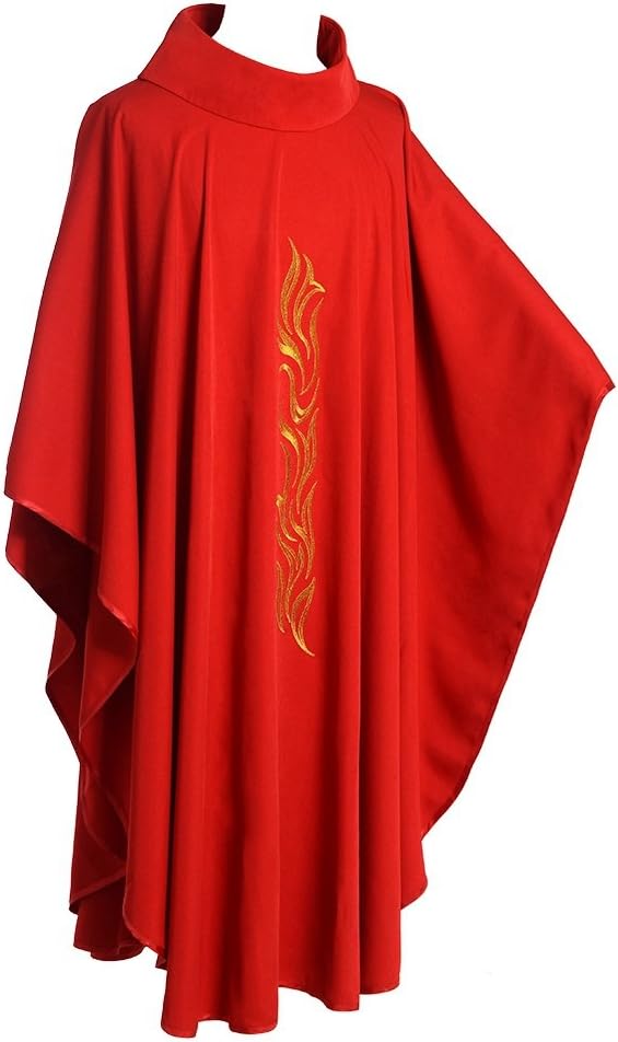 BLESSUME Kirche Priester Chasuble Weste Rot (Style