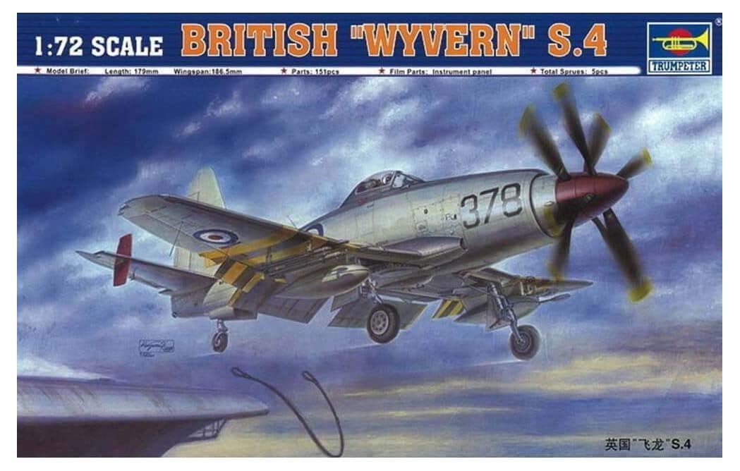 Trumpeter 01619 Modellbausatz Westland Wyvern S.4