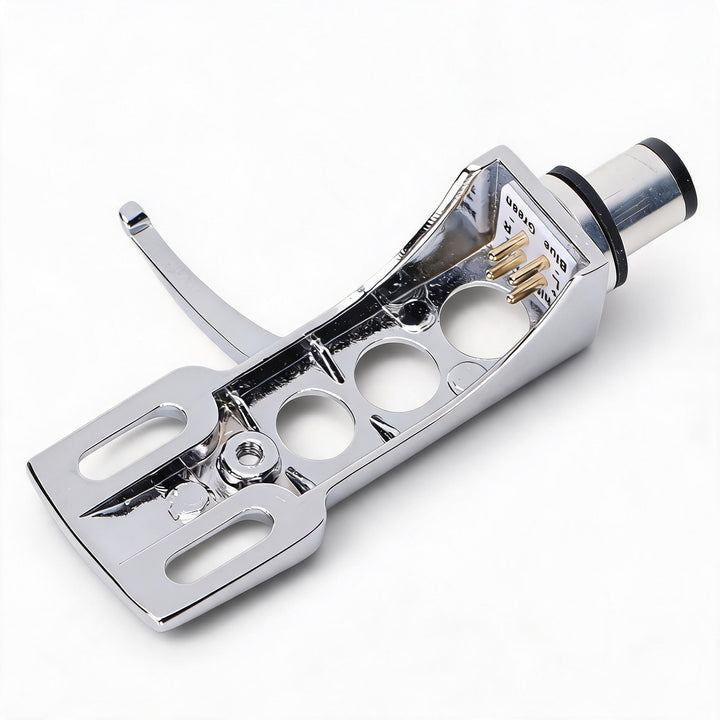 Annadue Phono Headshell mit Anschlussdrähten,Universal Ersatz LP Plattenspieler Phono Headshell Moun
