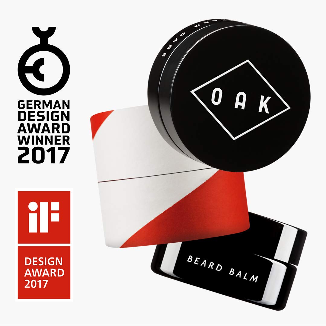 OAK BEARD BALM I Bartbalsam, Bartpomade (50 ml): Macht geschmeidig. Gibt leichten Halt und Glanz. Na