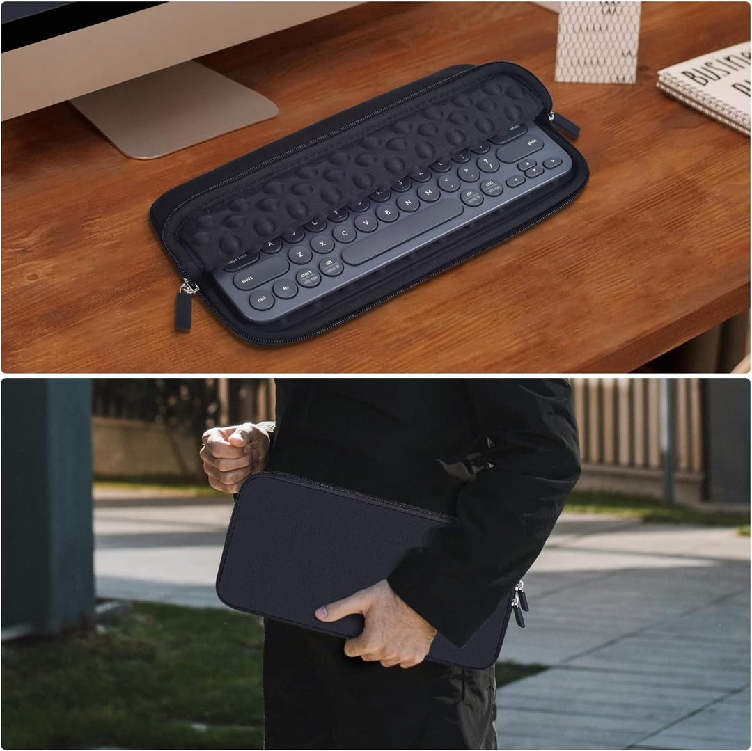 Premium Logitech K380 Tastatur Abdeckung Sleeve Case, gepolsterte stossfeste Neopren Tasche für Logi