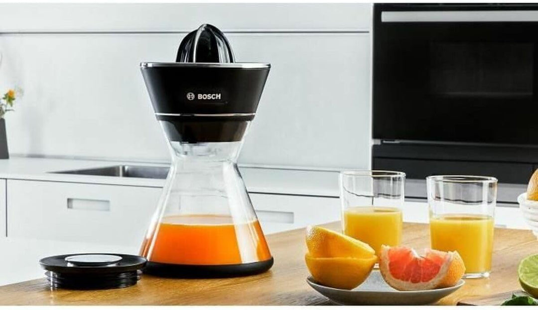 Bosch Zitruspresse VitaStyle Citro MCP72GPB, Universal-Presskegel für kleine und grosse Früchte, 2-i